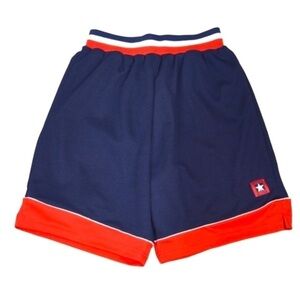 Boys Converse Chuck Taylor All Star Basketball Shorts, Red White Blue - Medium